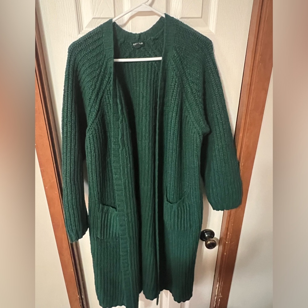 Green Torrid Sweater Duster